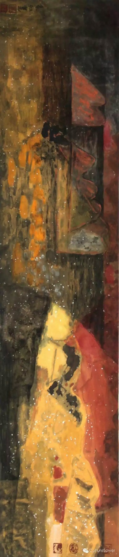 鼎盛配资 肖素红·《造山运动》丨自由的笔触、酣畅的色度、缥缈的意象……堆叠出你想要的那座山峦