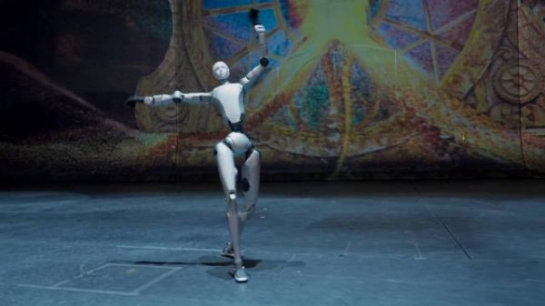 中鑫优配 宇树发布180cm仿生人形机器人！会跳芭蕾能打功夫，撞脸经典科幻片