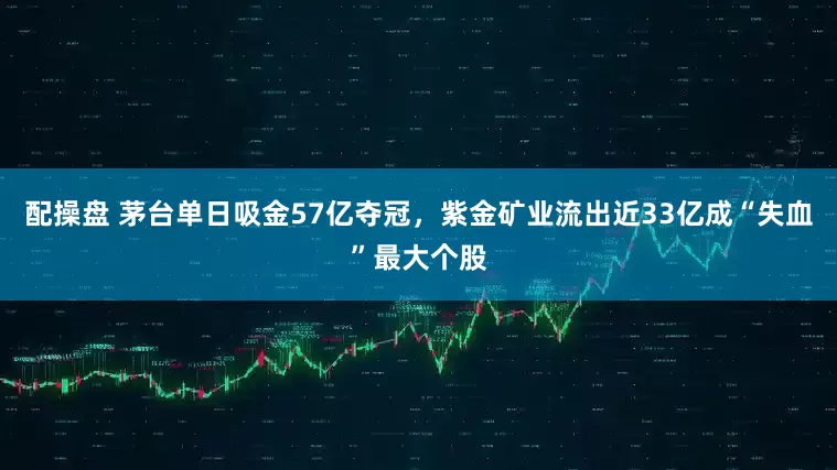 配操盘 茅台单日吸金57亿夺冠，紫金矿业流出近33亿成“失血”最大个股